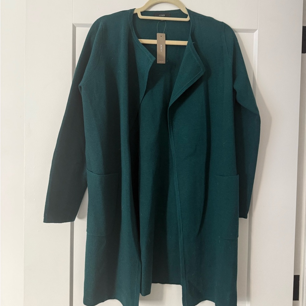 NWT JCrew Juliette collarless sweater-blazer size SMALL